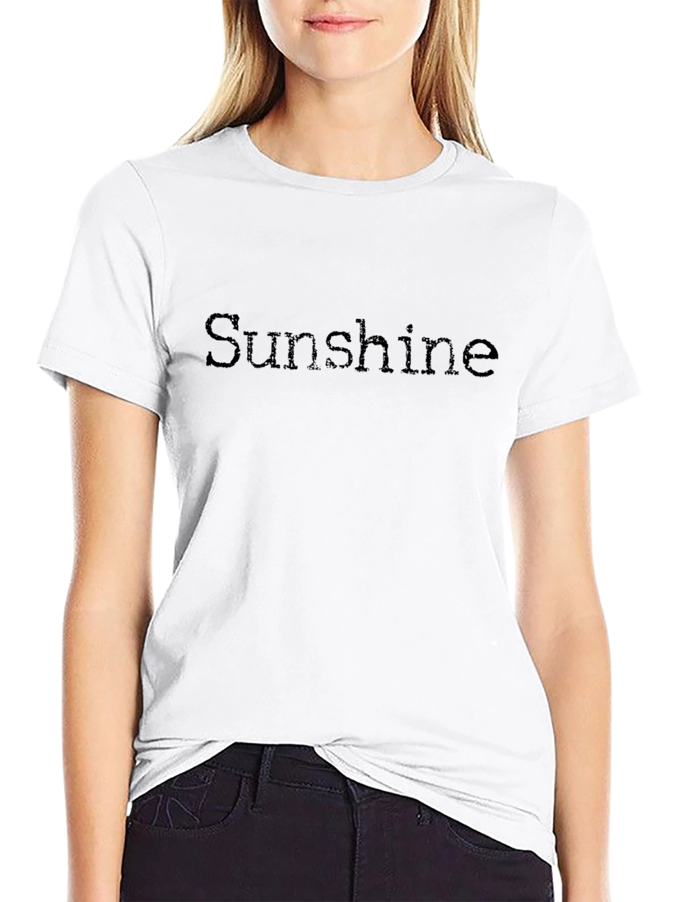 Sunshine Black Graphic Tee