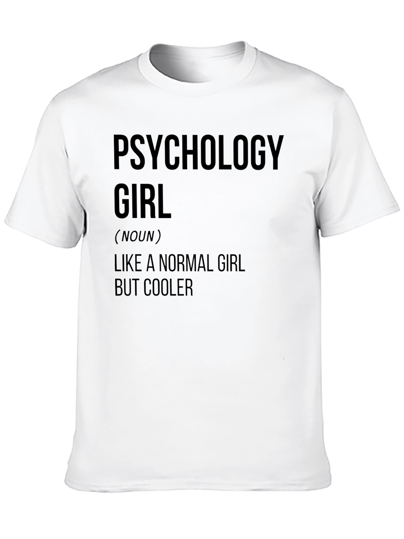Psychology Girl T-Shirt - Cool & Unique Design