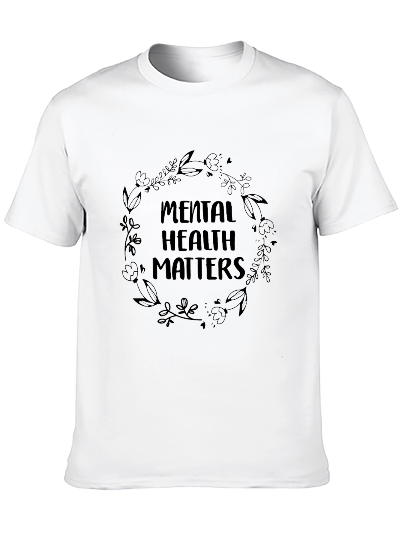 Mental Health Matters Black Graphic Tee