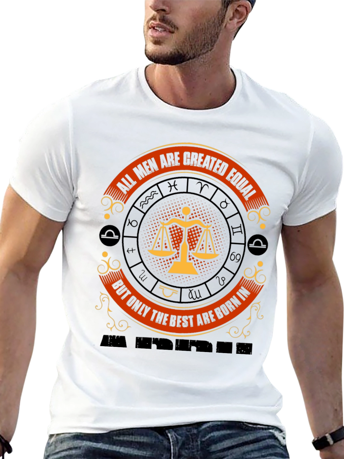 Libra Zodiac Sign T-Shirt - Created Equal Design