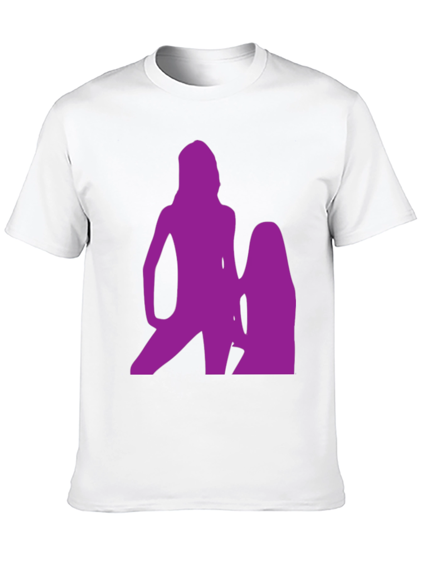 Purple Silhouette Graphic Tee