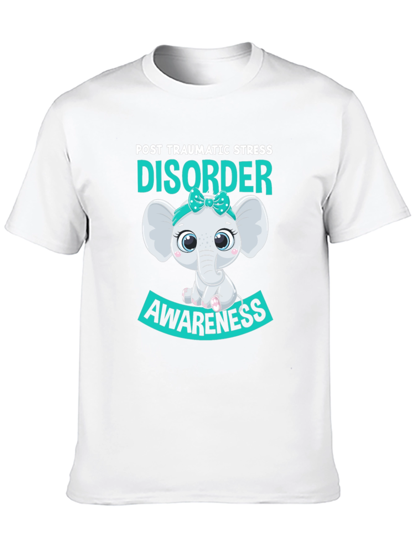 PTSD Awareness Elephant Graphic T-Shirt