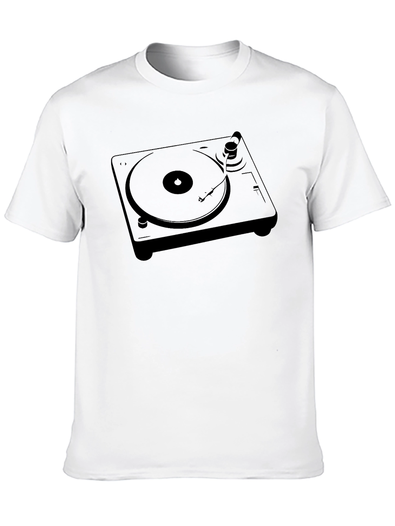 Turntable Graphic Tee - DJ Music Lover