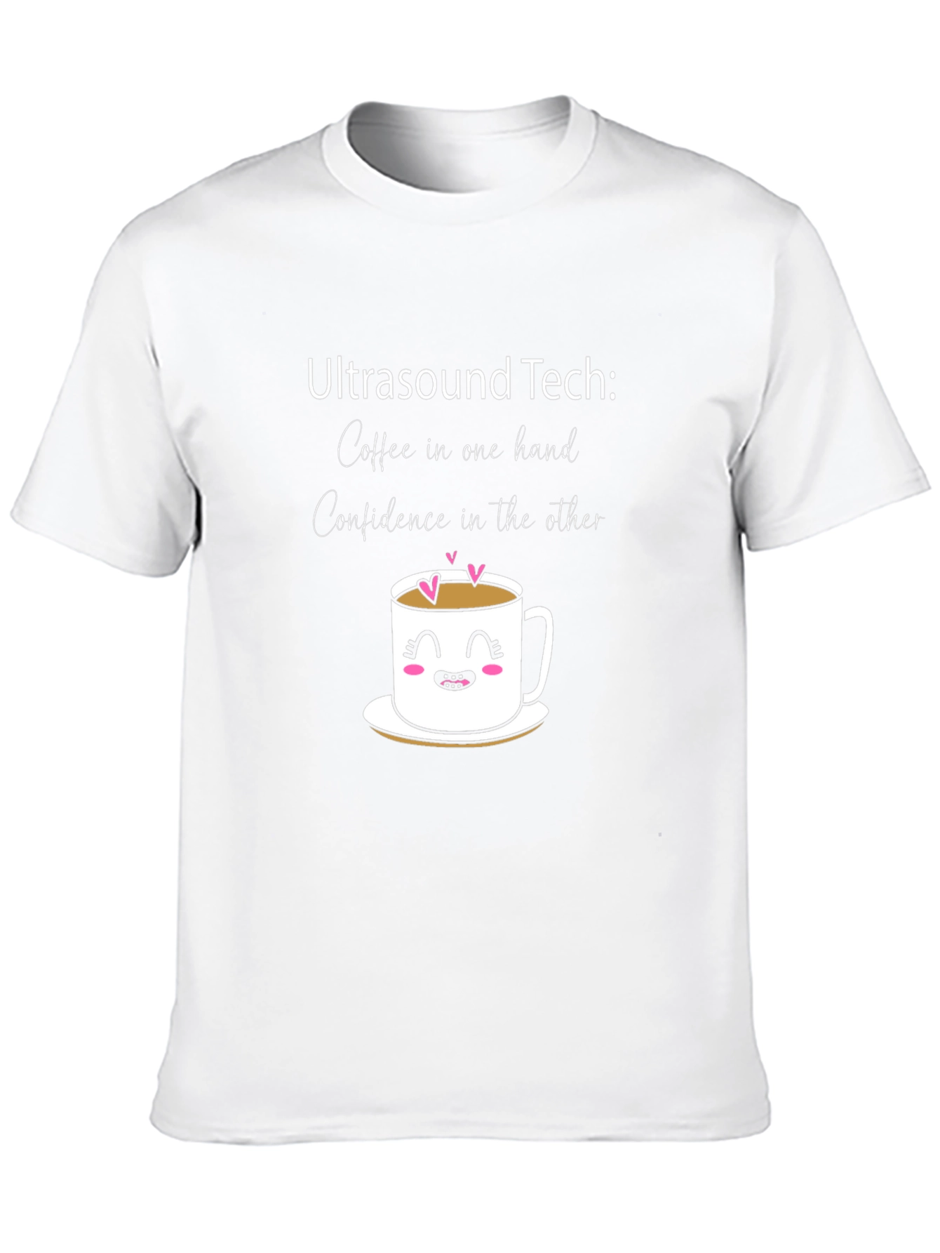 Ultrasound Tech Coffee & Confidence T-Shirt