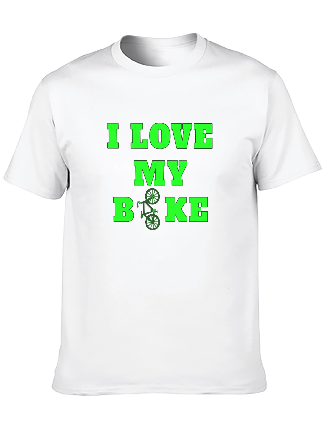 I Love My Bike Graphic Tee - Black