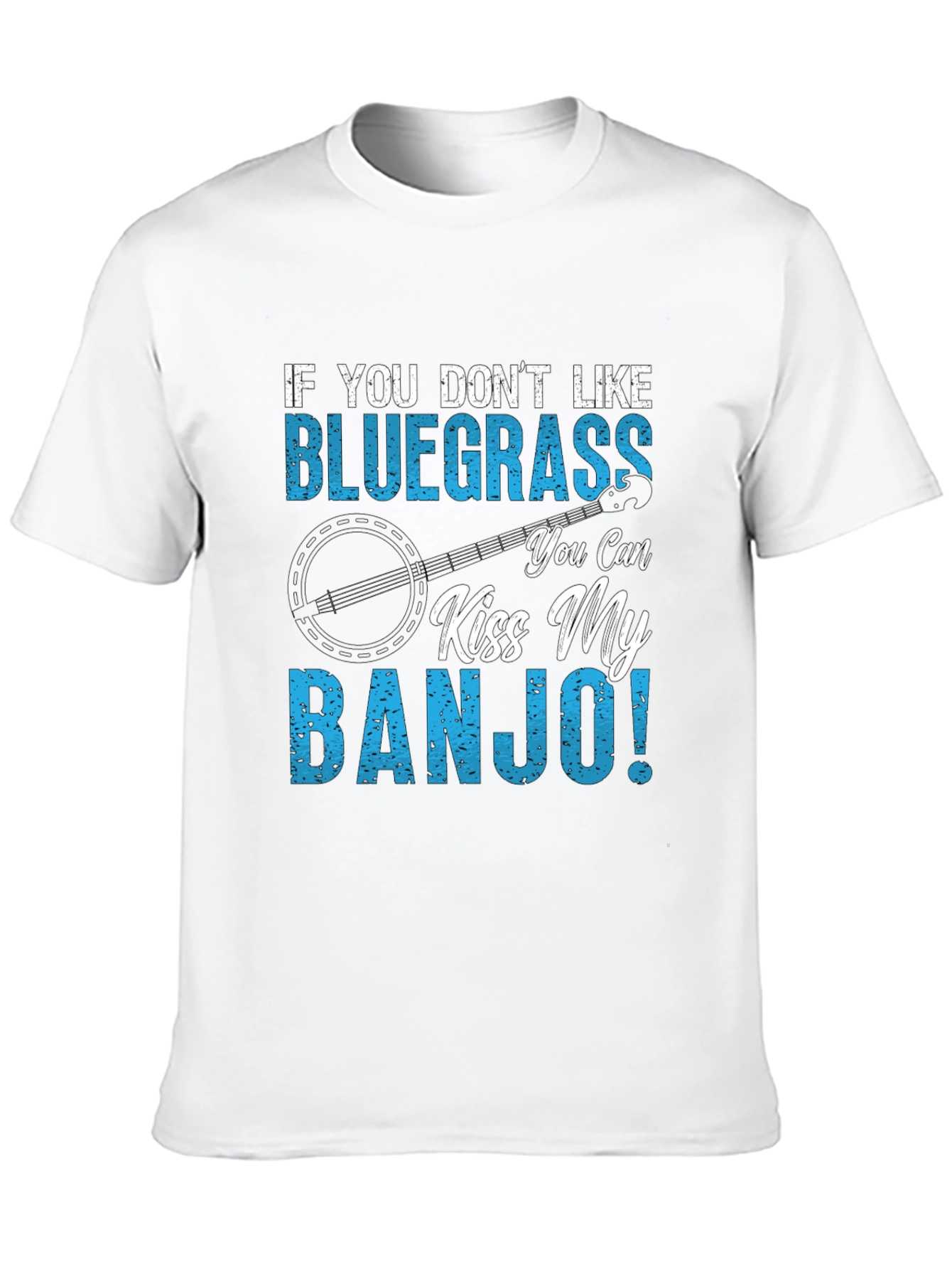 Bluegrass Banjo T-Shirt - Kiss My Banjo!