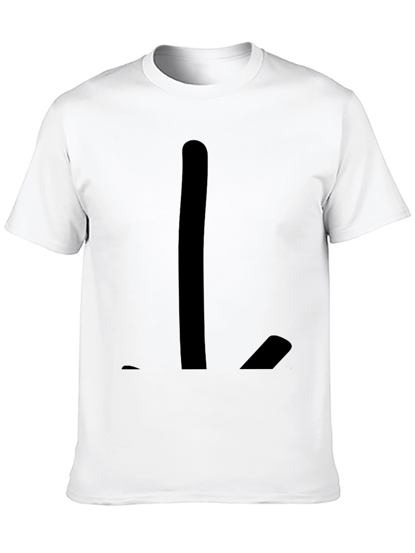 Minimalist L Black T-Shirt