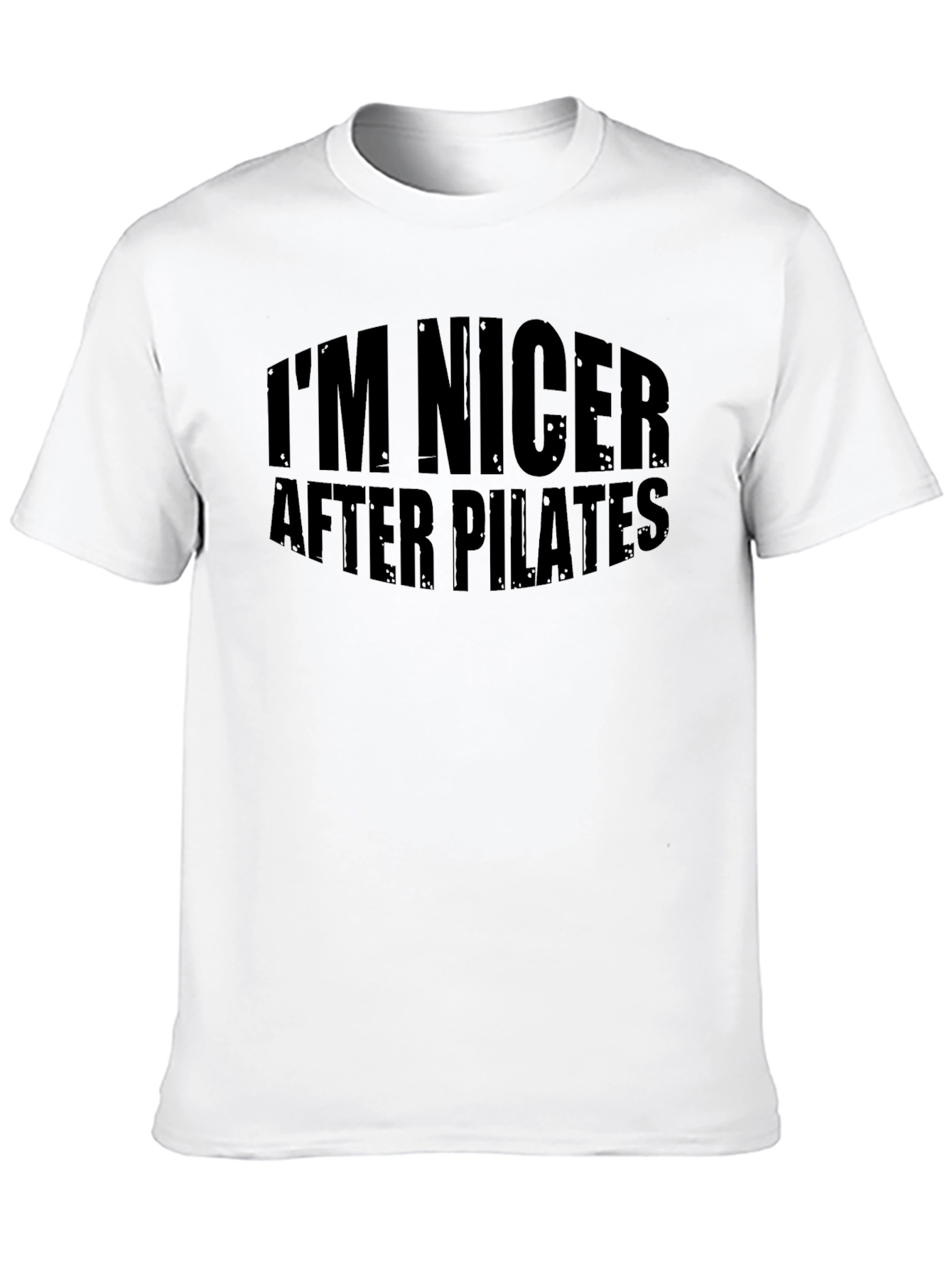 Im Nicer After Pilates Black T-Shirt