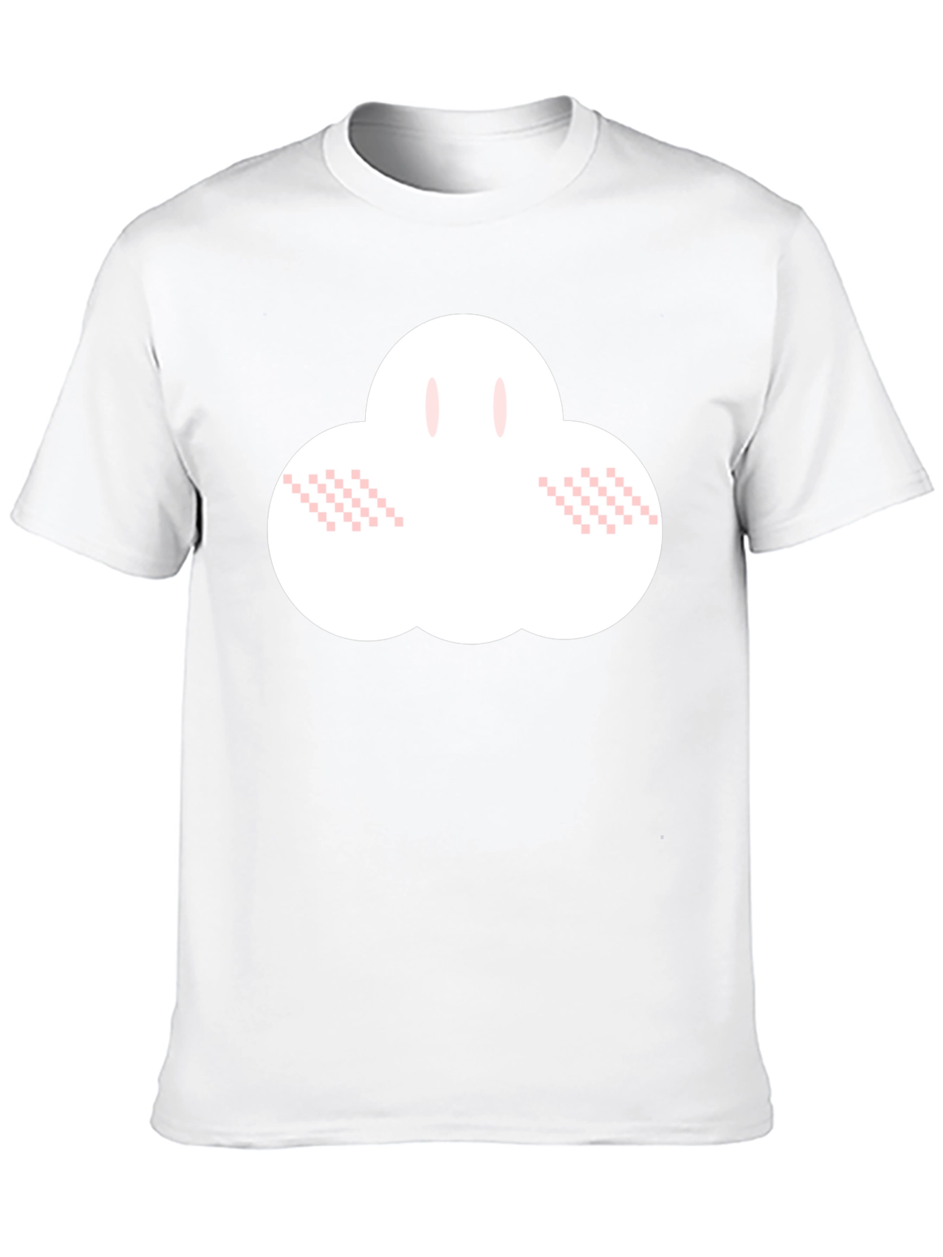 Cute Cloud Graphic Black T-Shirt