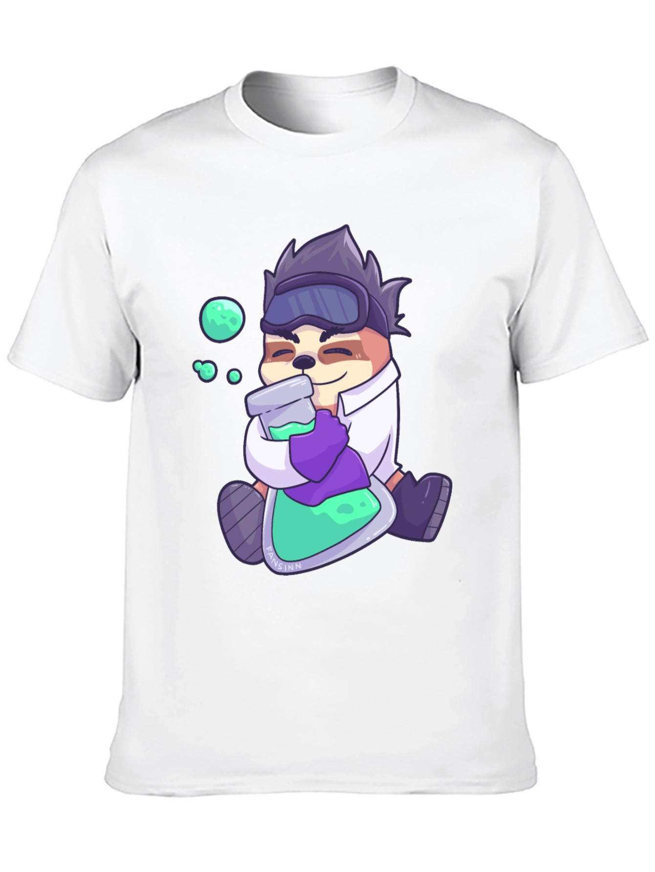 Sloth Scientist Graphic T-Shirt