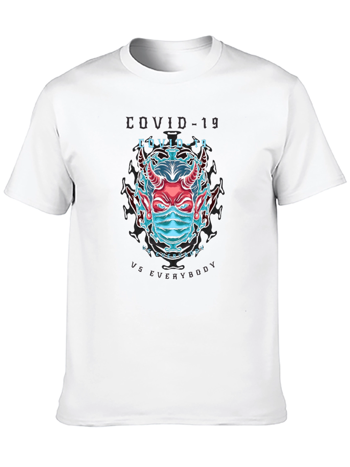 COVID-19 vs Everybody Graphic T-Shirt