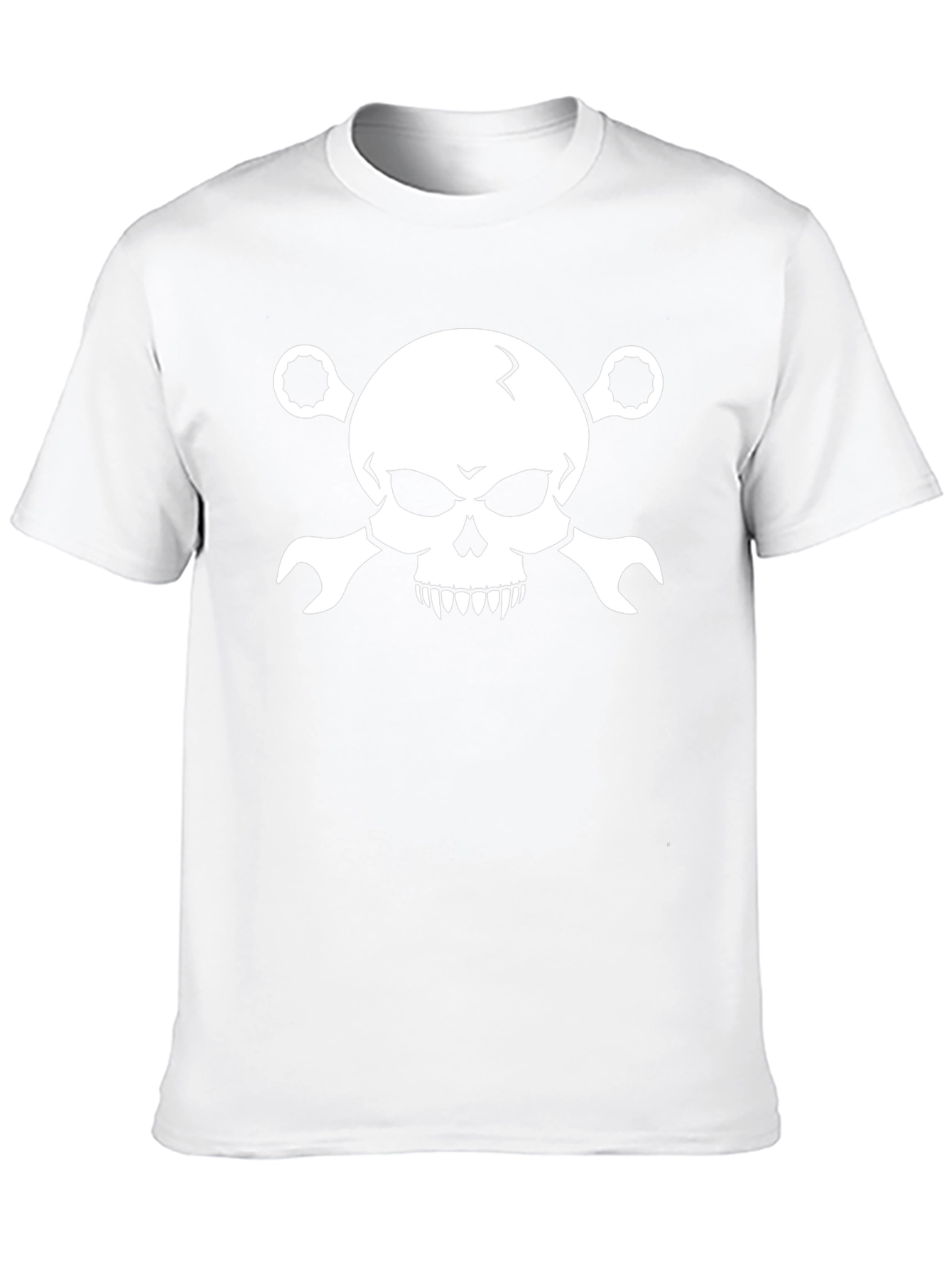 Skull & Wrenches Black T-Shirt - Mechanic Tee