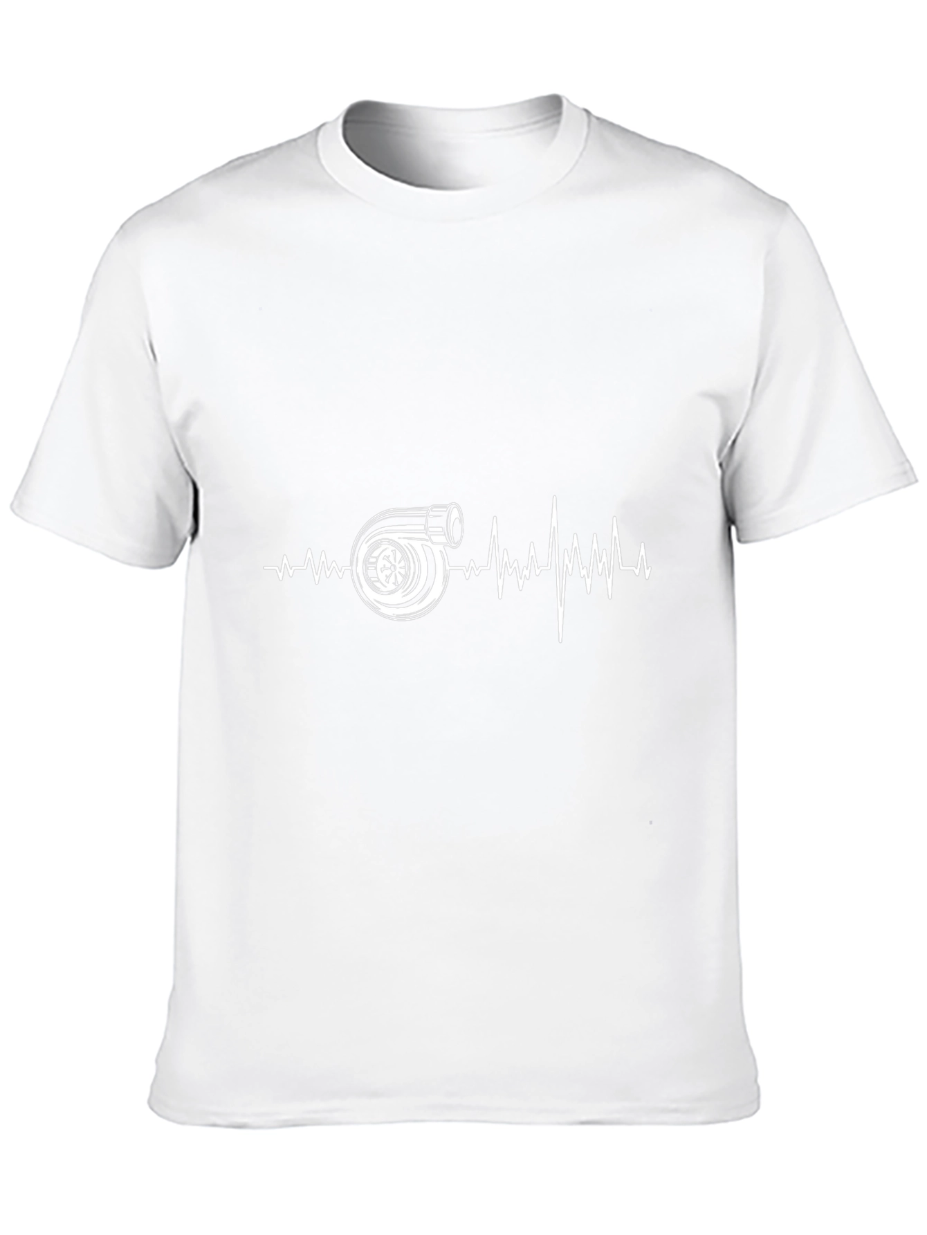 Turbo Heartbeat Graphic Tee - Black Cotton