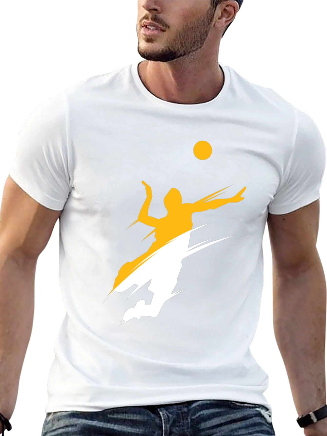 Volleyball Graphic Tee - Athletic Style