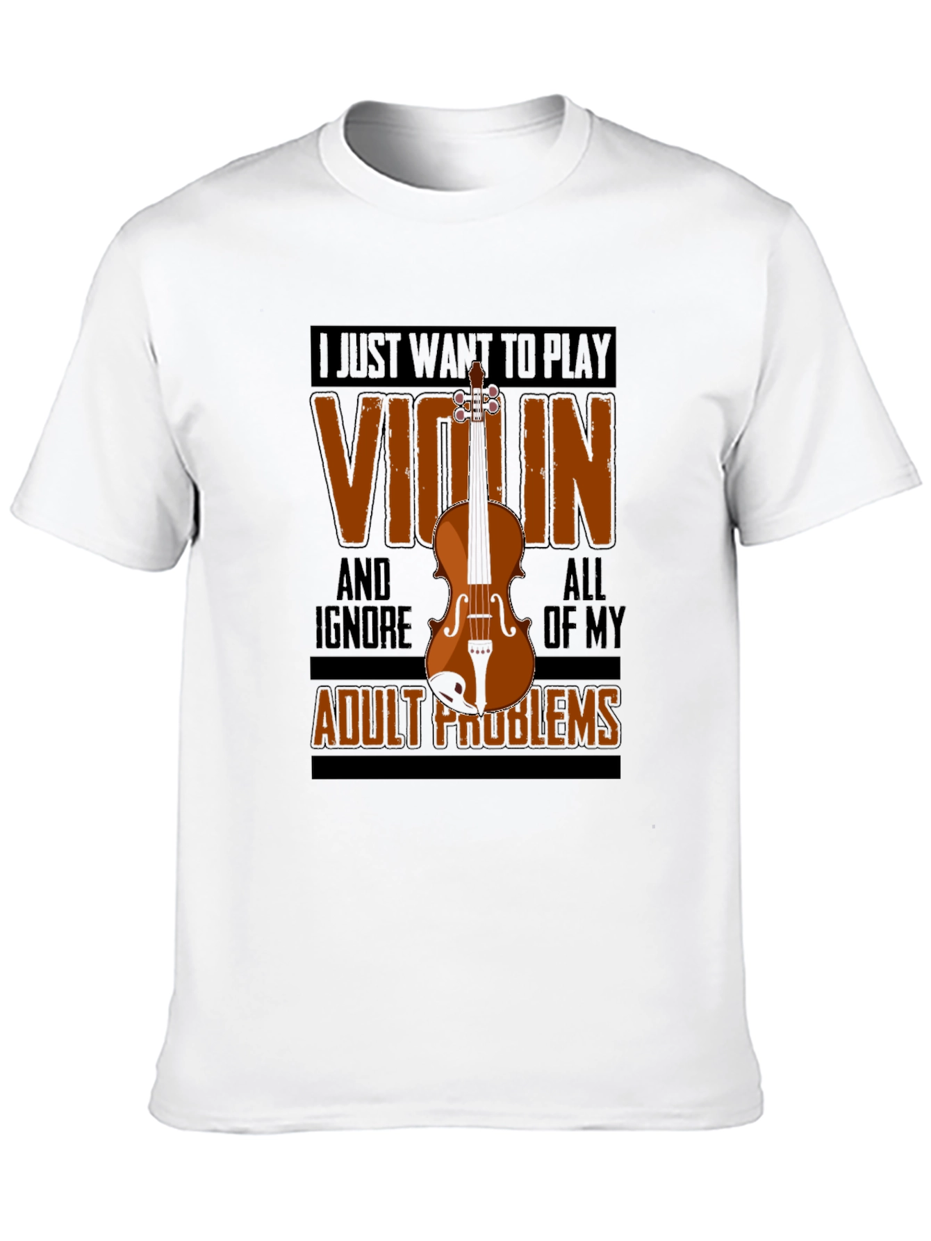 Violin Players T-Shirt - Ignore Adult Problems