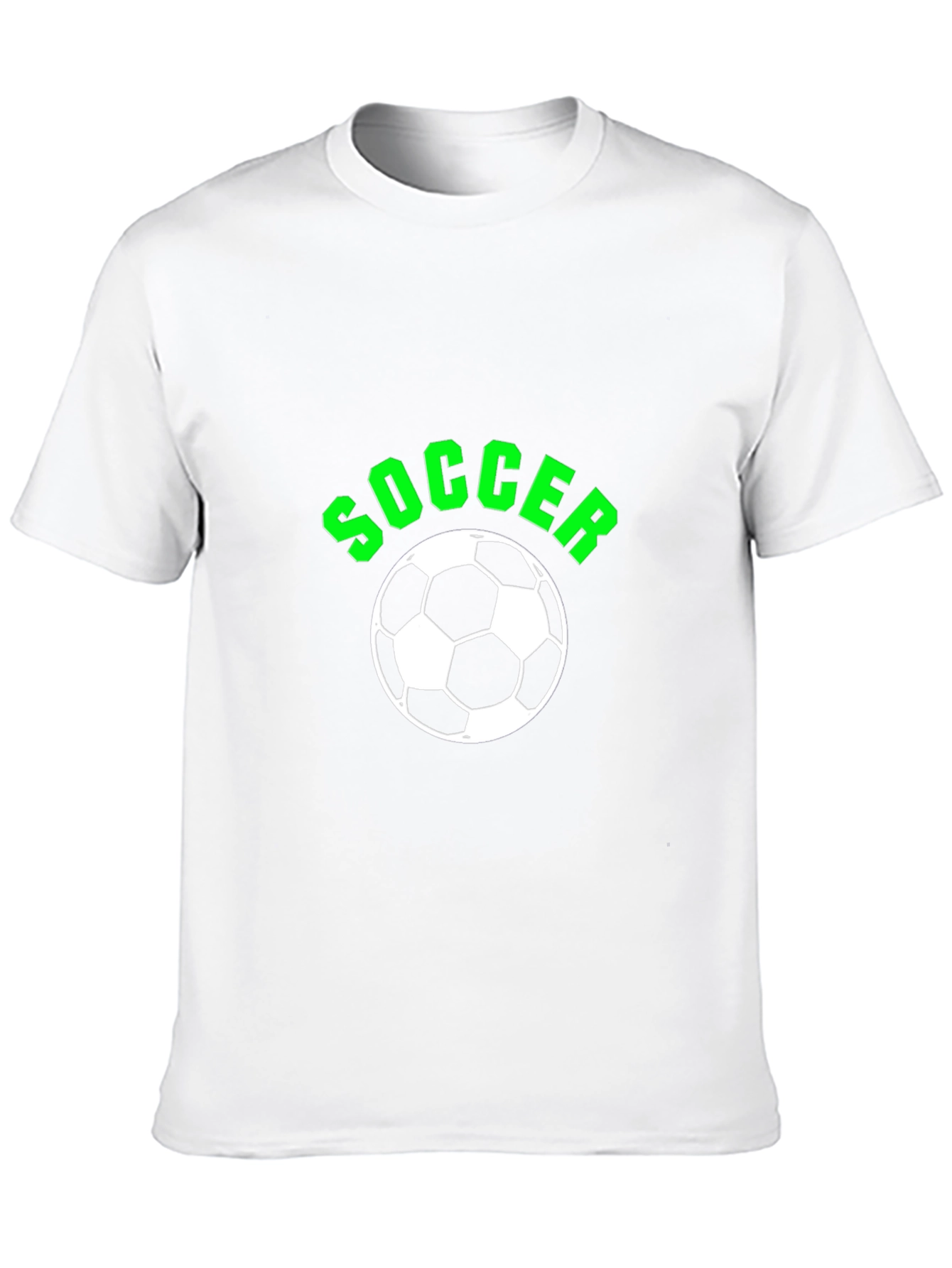 Soccer Ball Graphic T-Shirt - Black