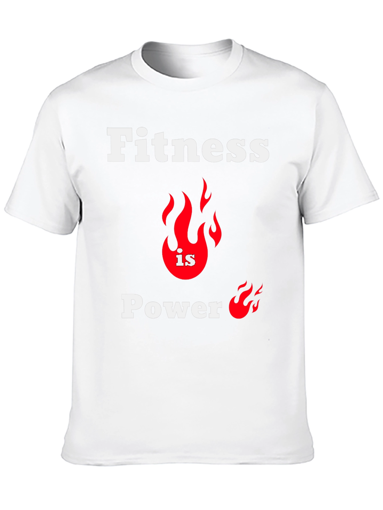 Fitness is Power Graphic T-Shirt