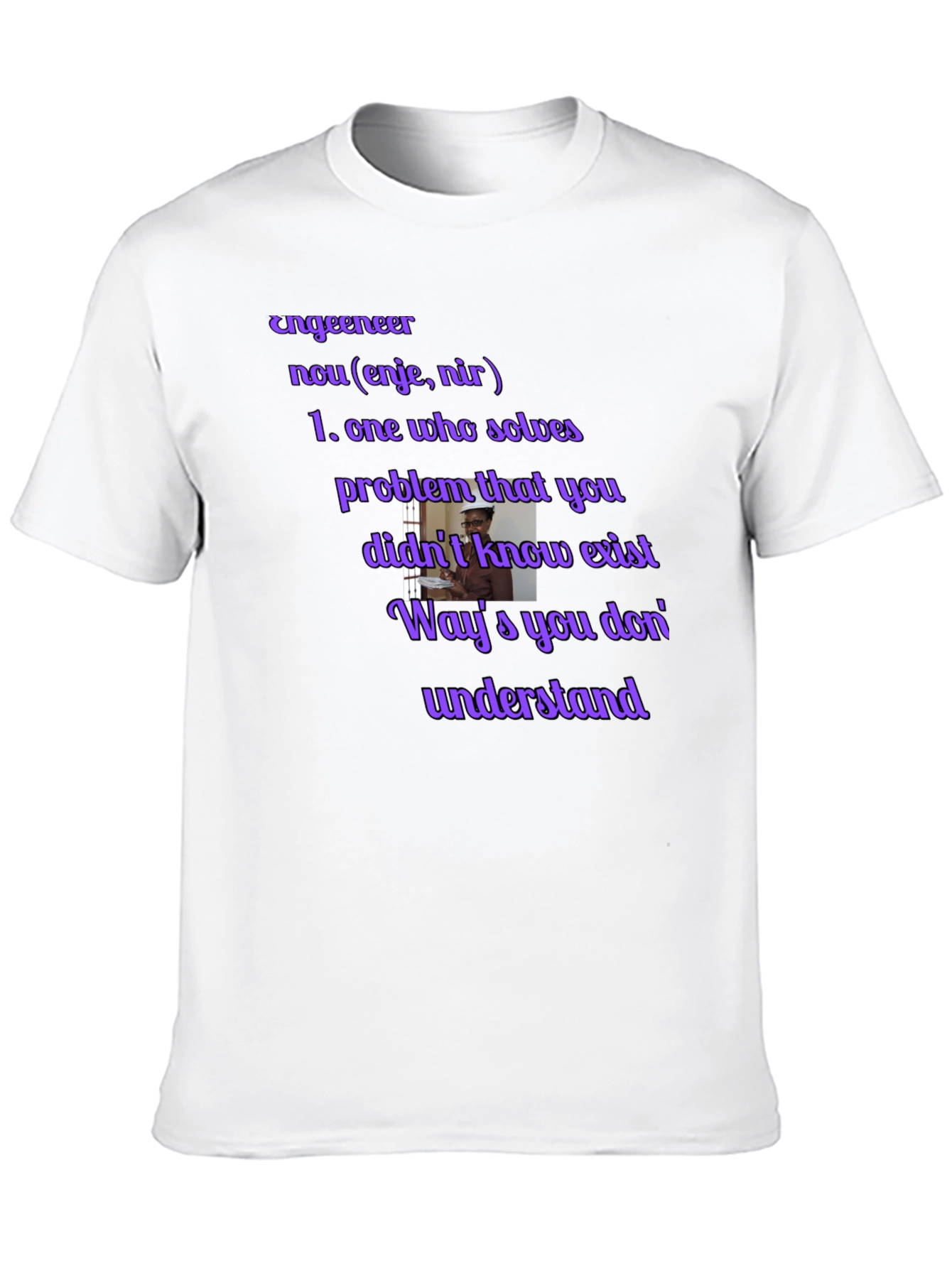 Engineer Definition Black T-Shirt