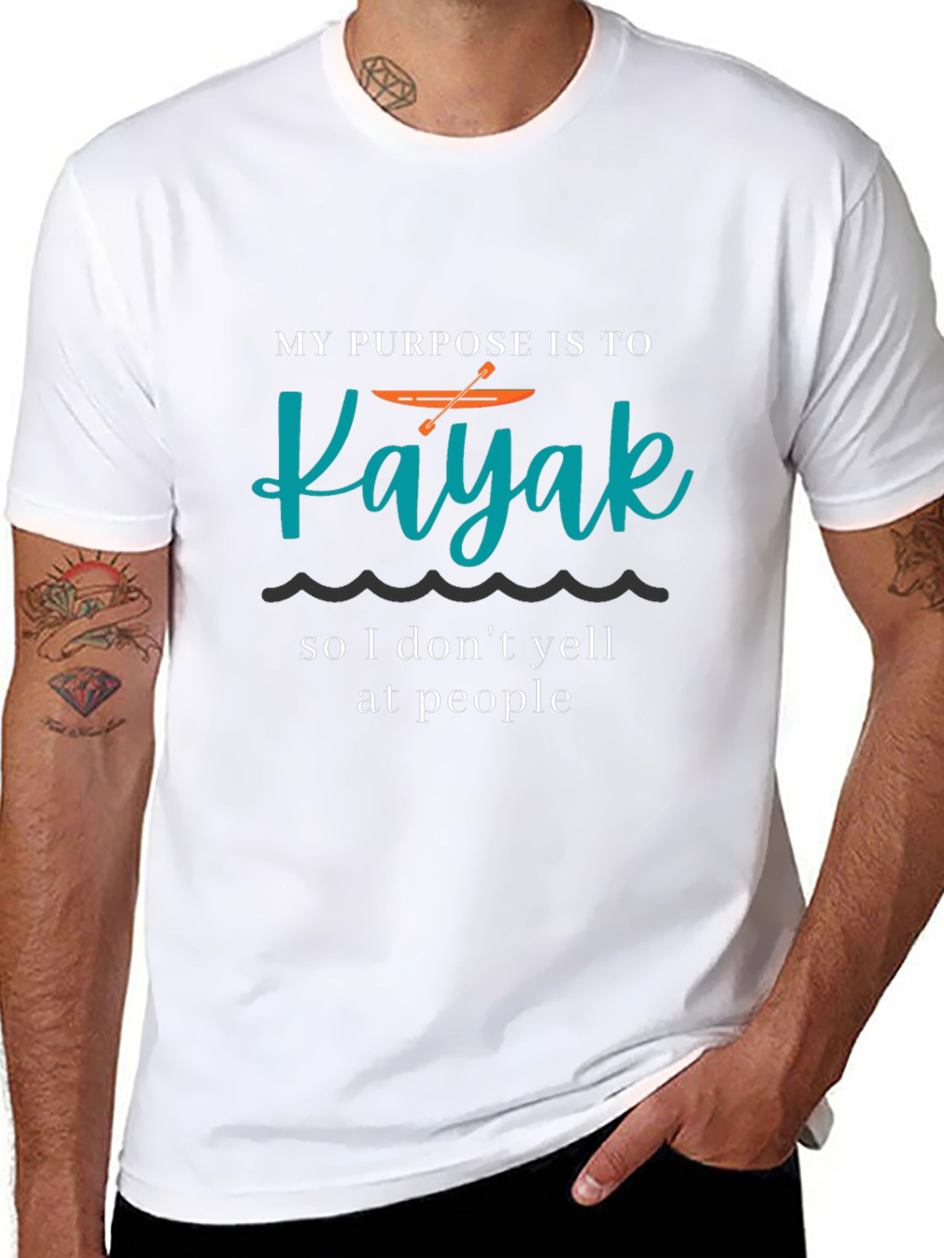 Kayaking Purpose T-Shirt - Funny Kayak Lover Tee