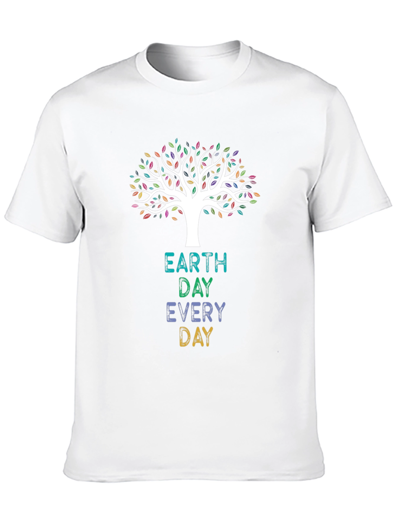 Earth Day Every Day Graphic Tee - Black
