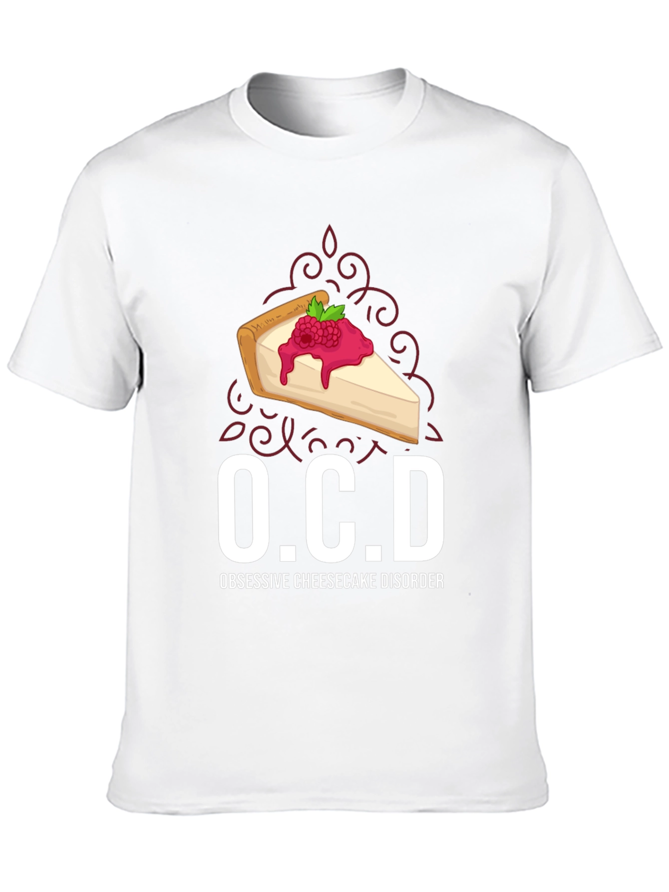 OCD Obsessive Cheesecake Disorder Graphic Tee