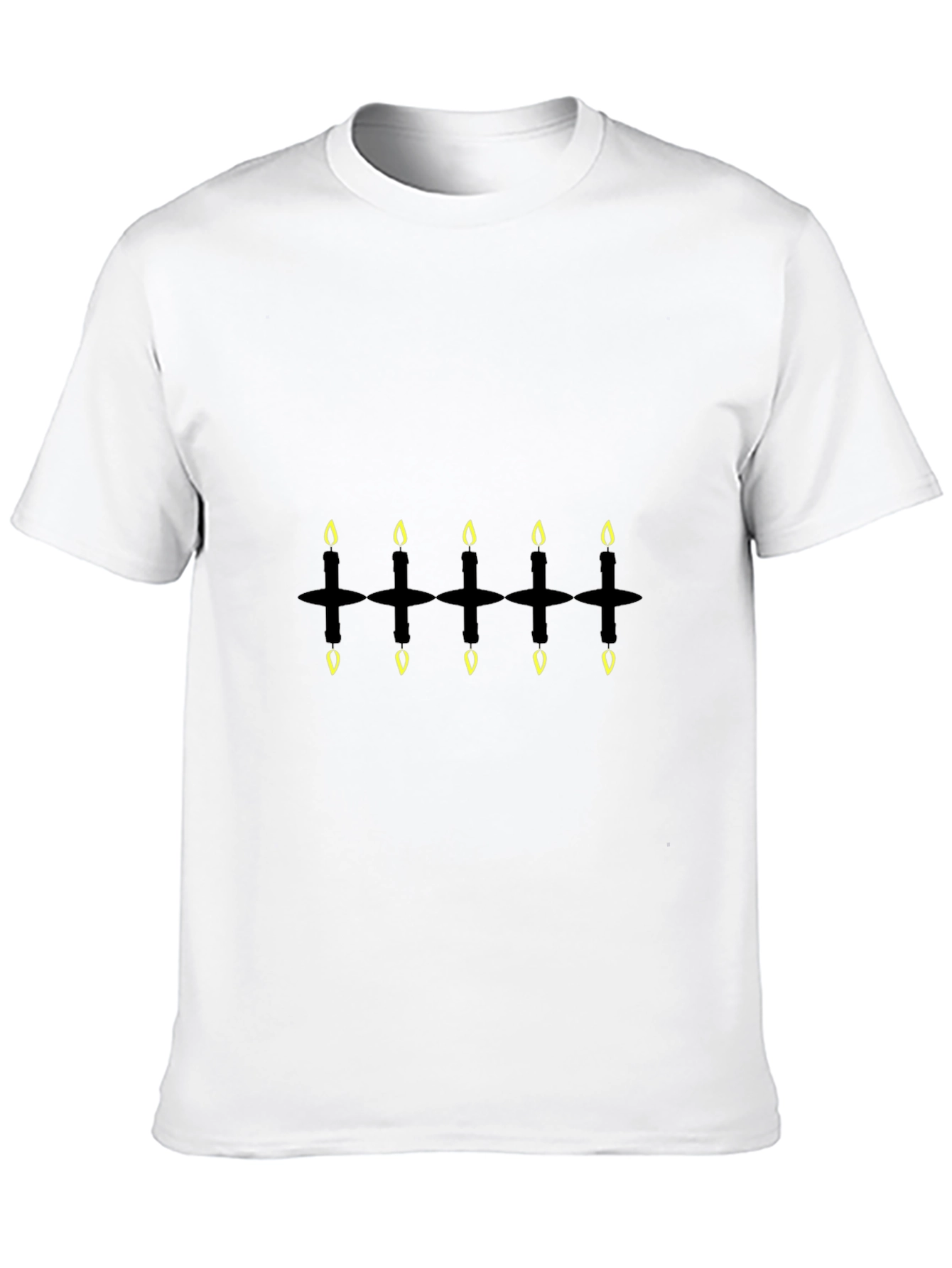 Candle Cross Graphic Tee - Dark