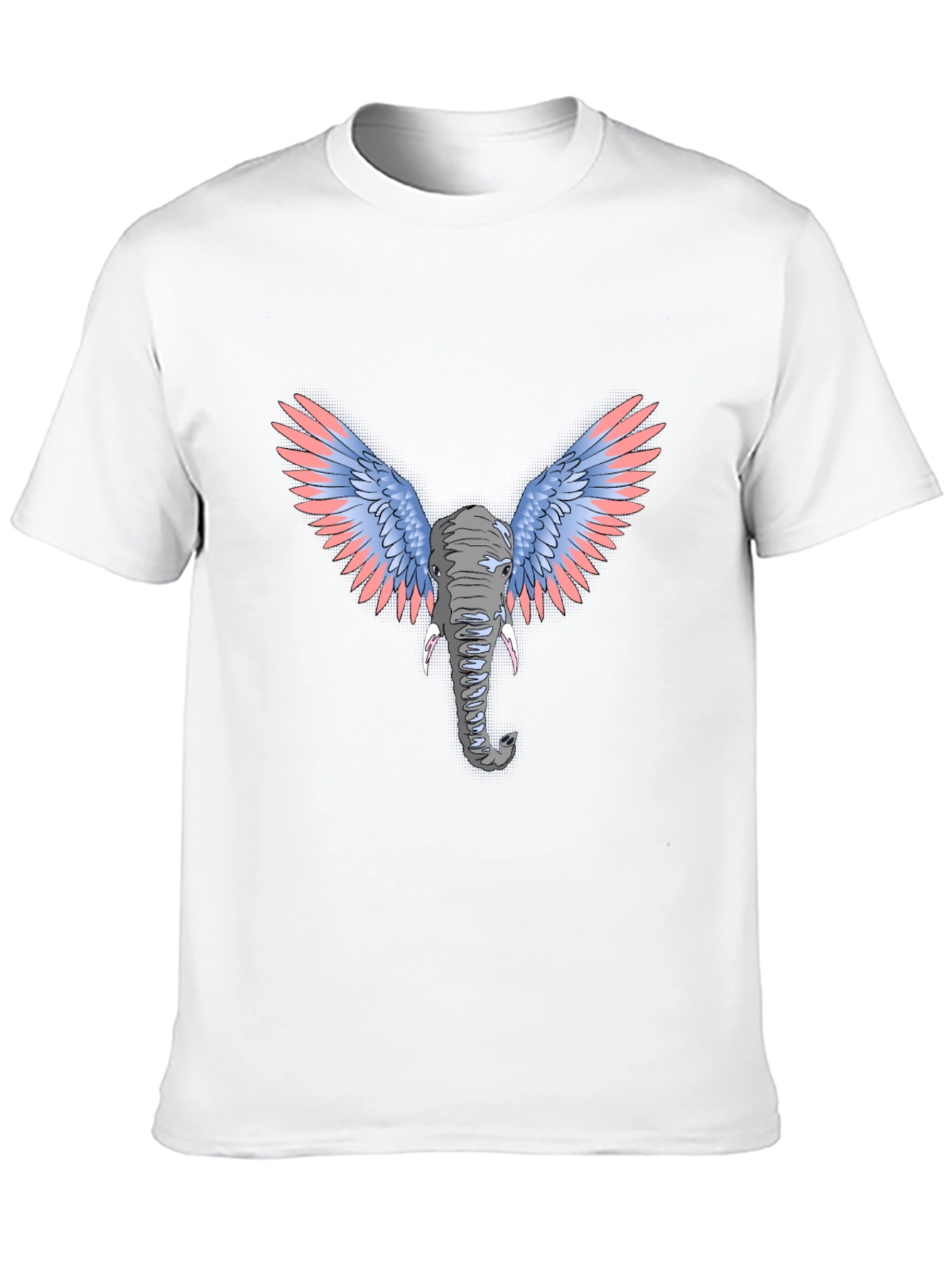 Elephant With Wings Graphic Tee - Unique Design