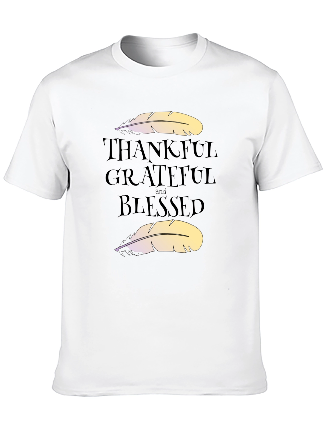 Thankful Grateful Blessed Graphic Tee