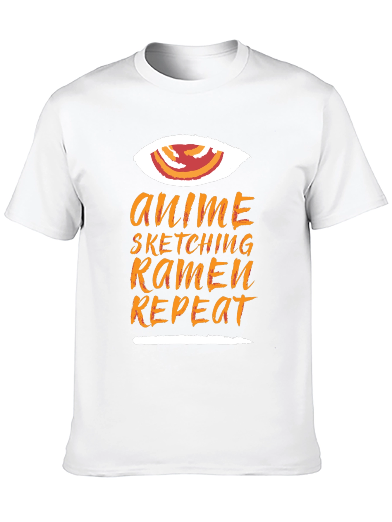 Anime Sketching Ramen Repeat Graphic Tee