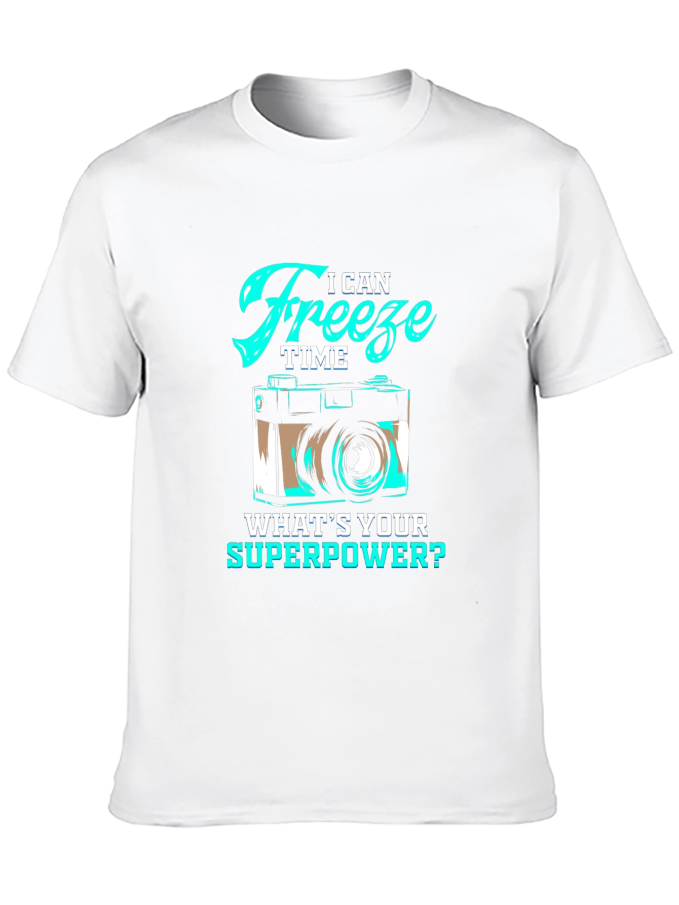 I Can Freeze Time Camera Graphic T-Shirt