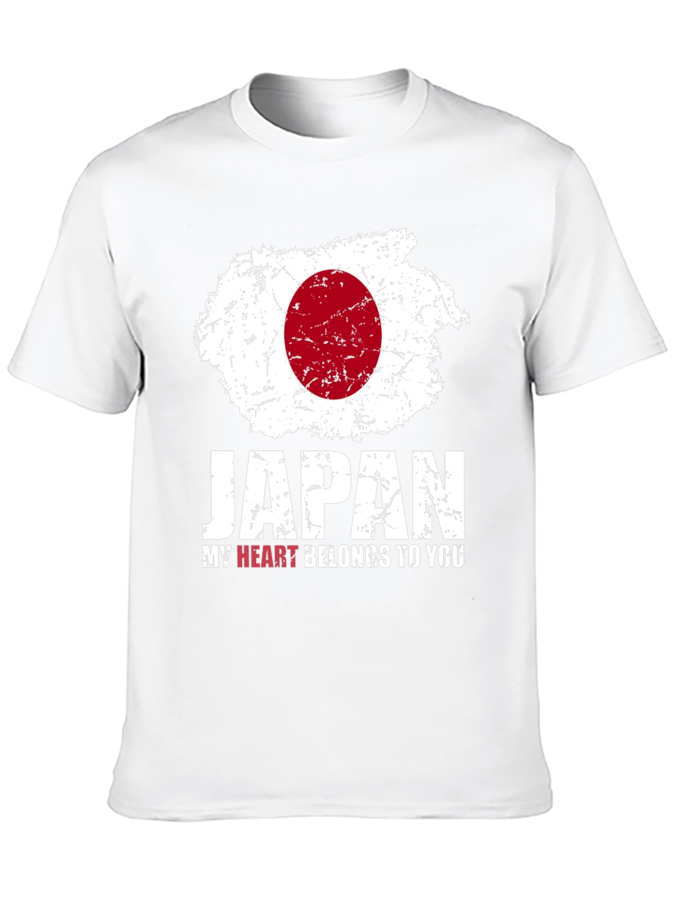 Japan Flag T-Shirt - My Heart Belongs to You
