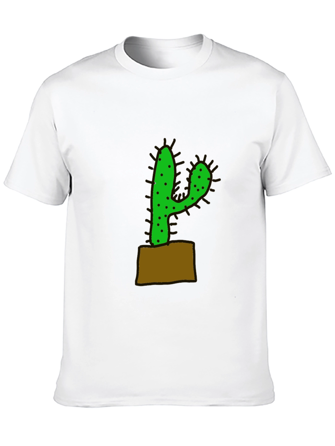 Cactus Graphic Black T-Shirt