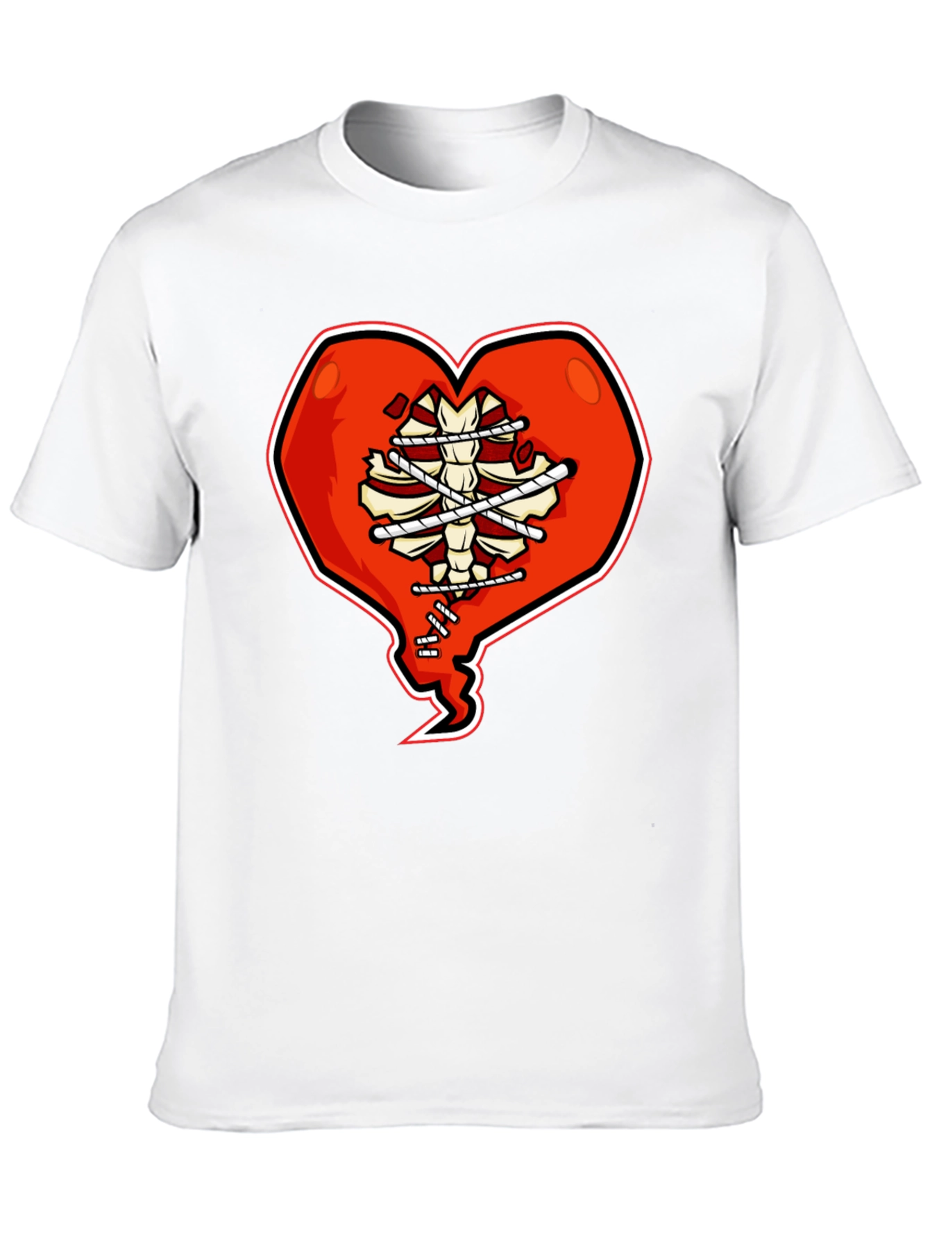 Broken Heart Rib Cage T-Shirt