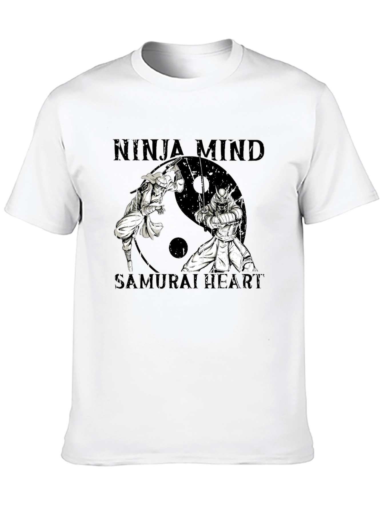 Ninja Mind Samurai Heart Graphic T-Shirt