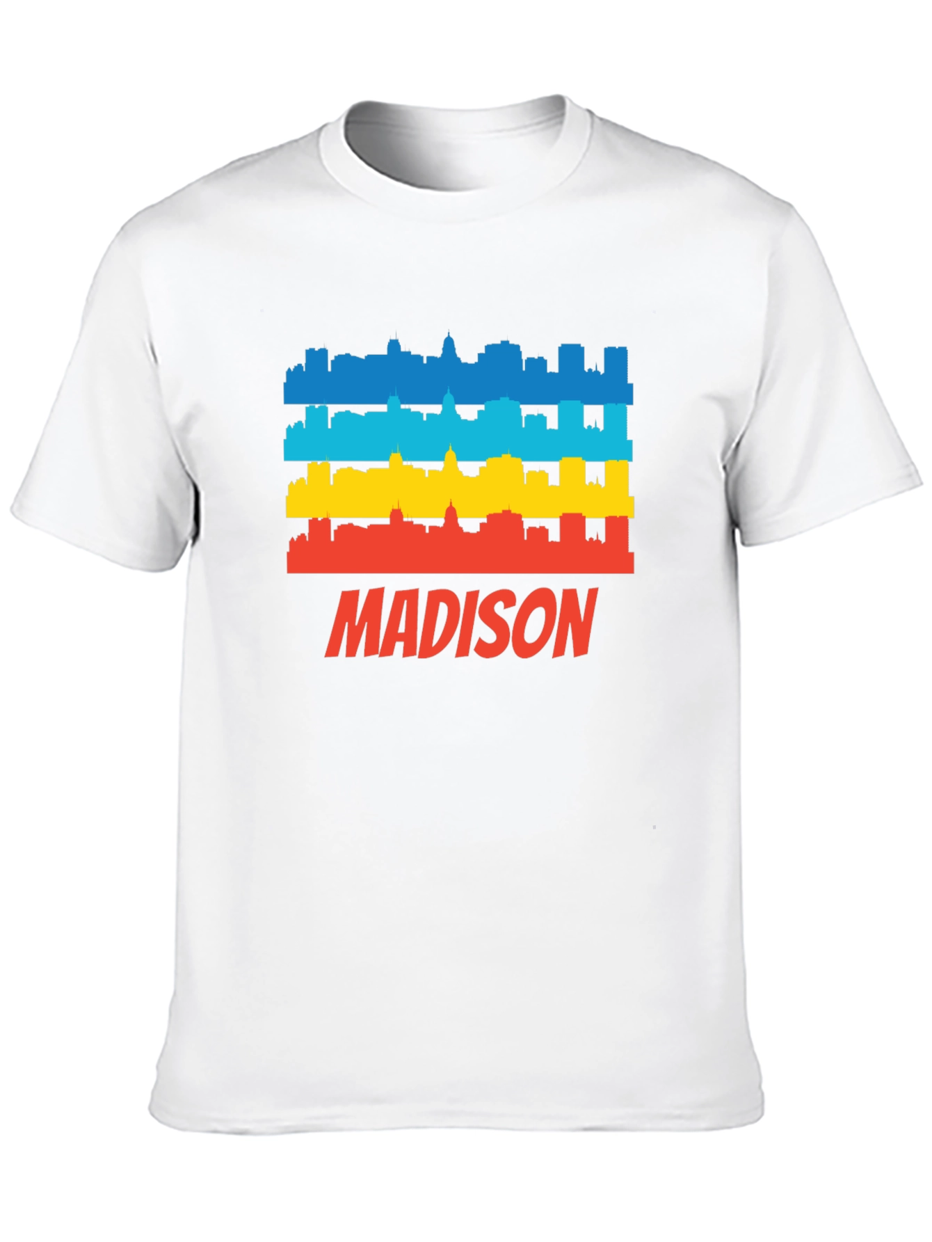 Madison Skyline Graphic Tee - Retro Style Shirt