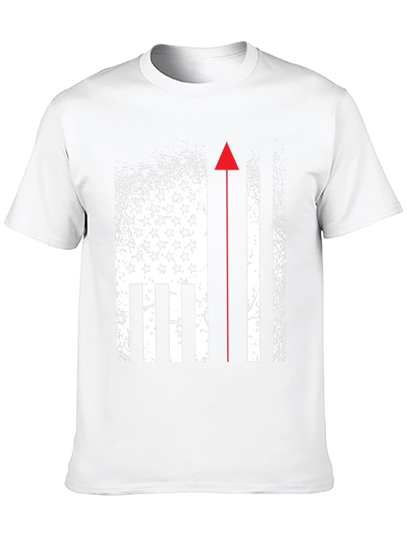 American Flag Firefighter T-Shirt Patriotic Firemen Tee
