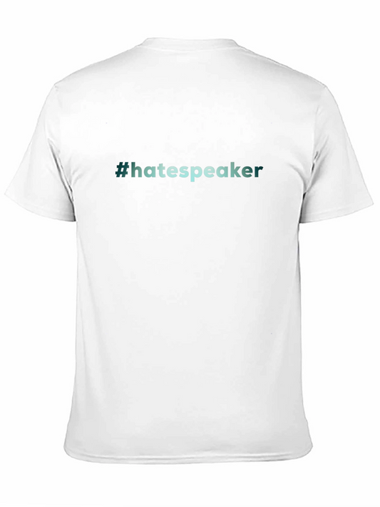 #hatespeaker Graphic Tee - Black Cotton Comfort Fit