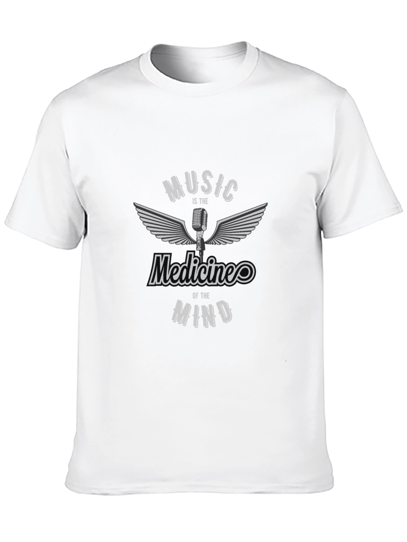 Music is the Medicine Black Graphic Tee
