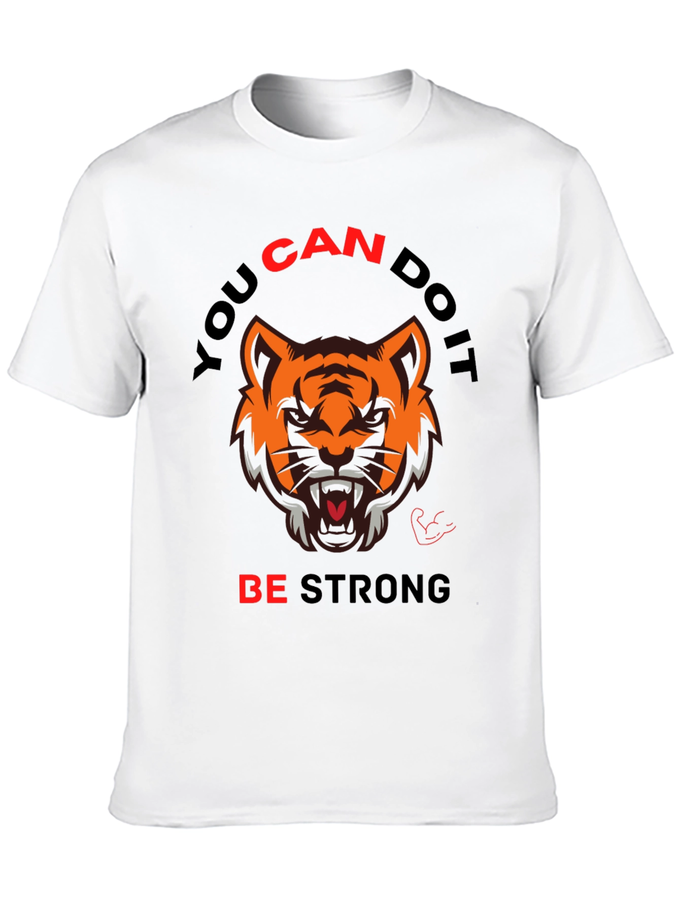 Motivational Tiger Graphic Tee