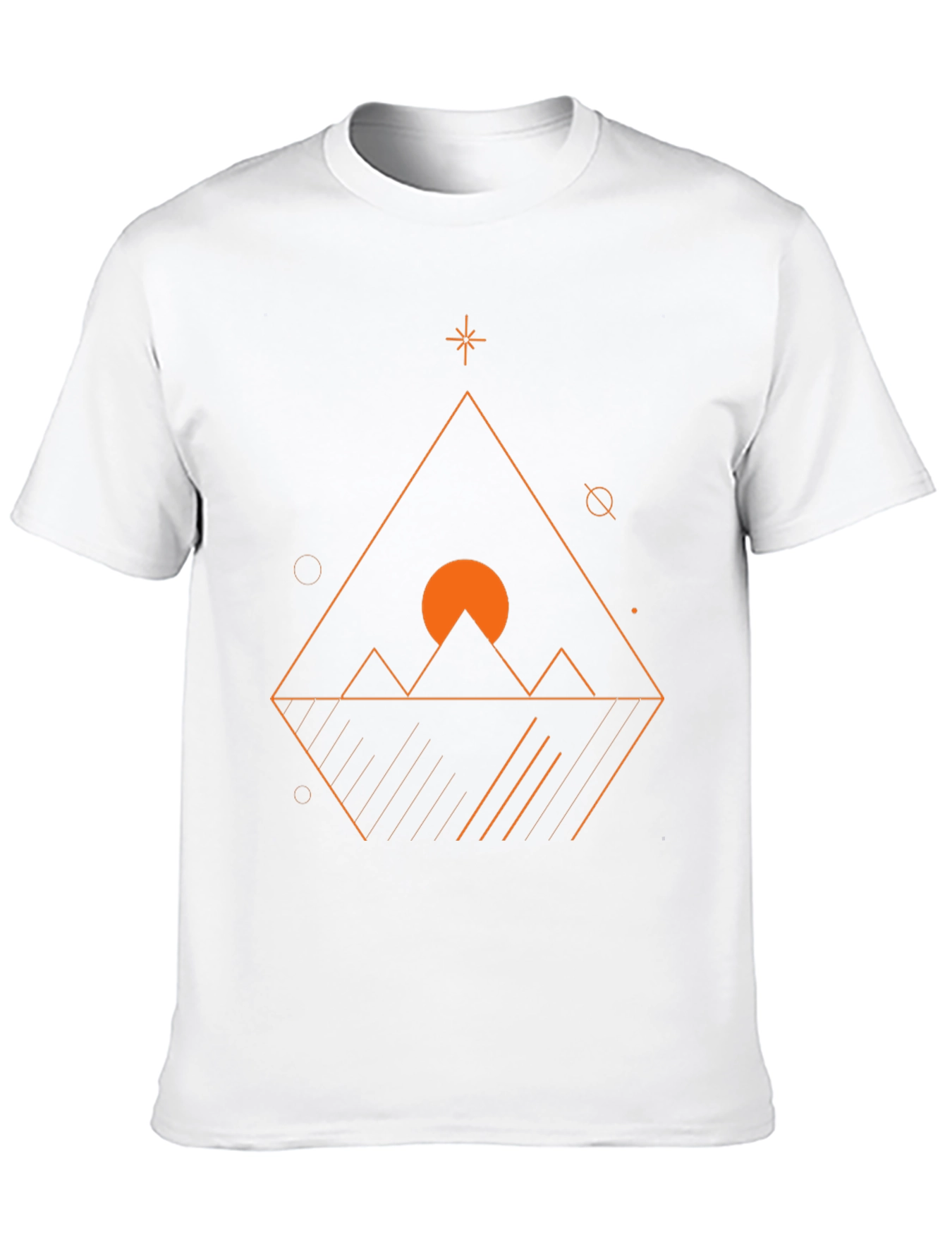 Geometric Mountain Graphic Tee