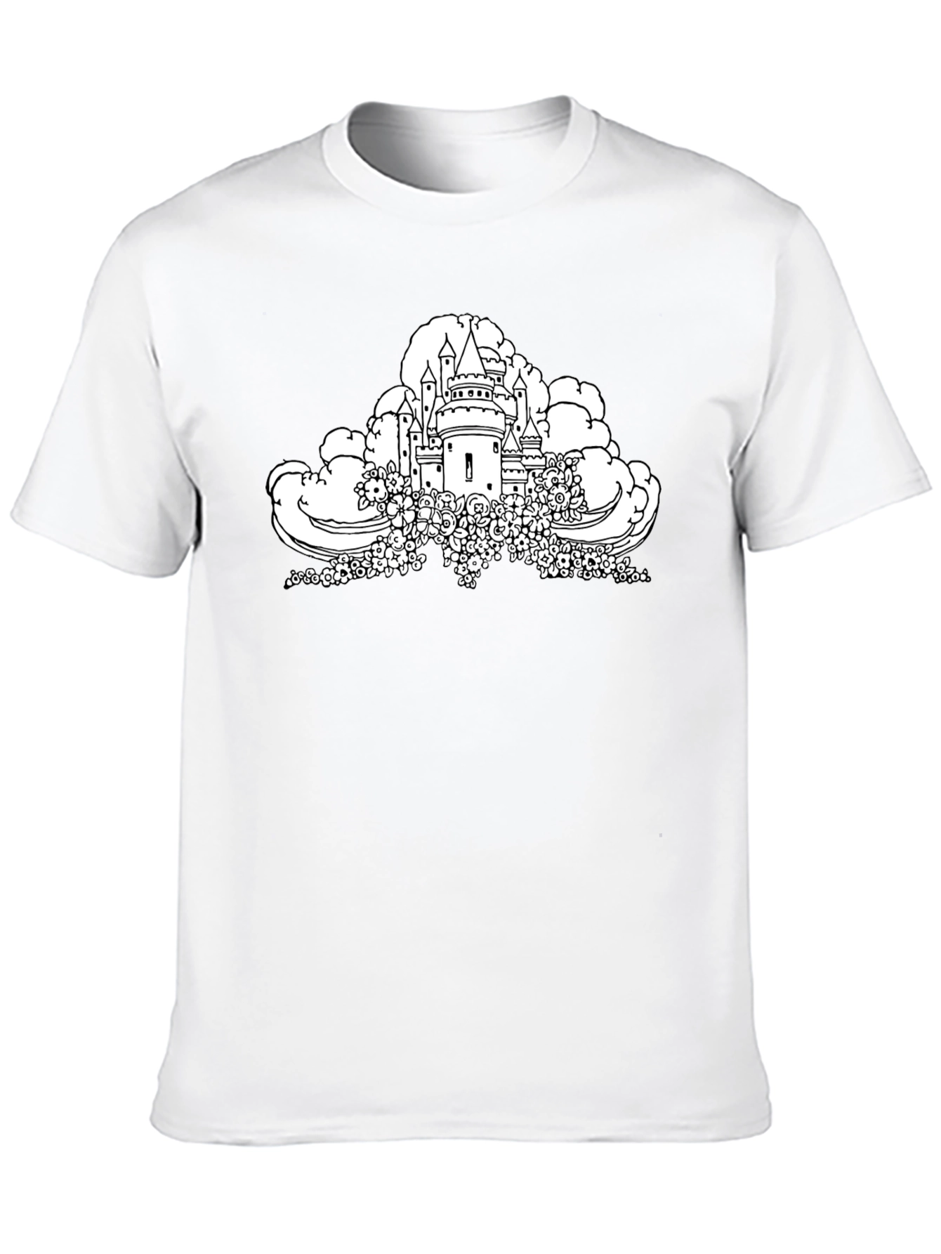 Castle in the Clouds Graphic Tee - Black