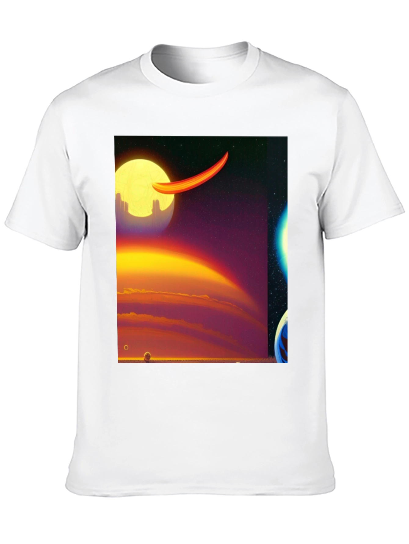 Sci-Fi Graphic Print Tee