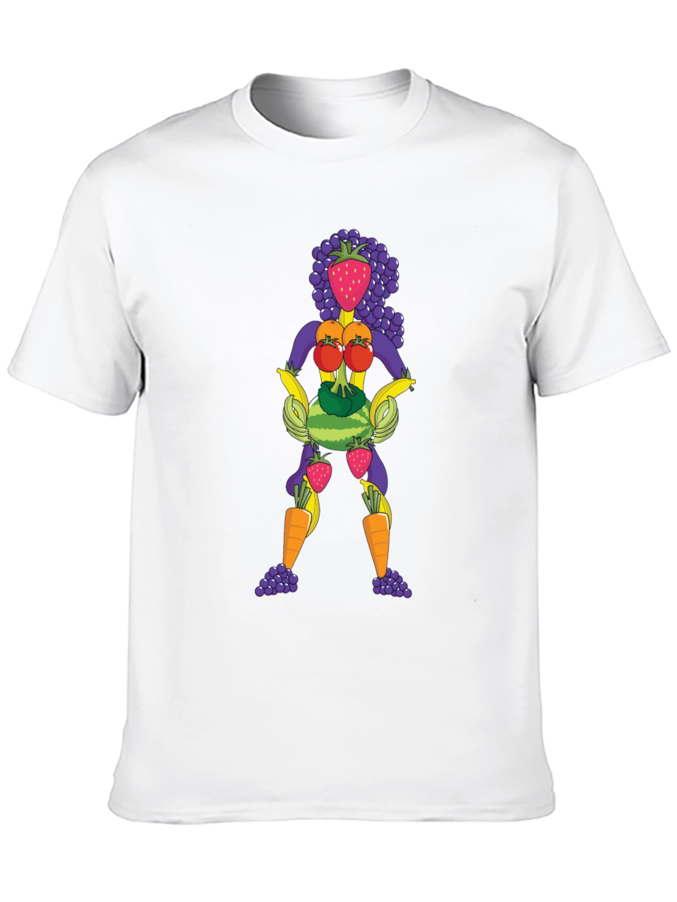 Fruit Lady Graphic Tee - Unisex Crew Neck