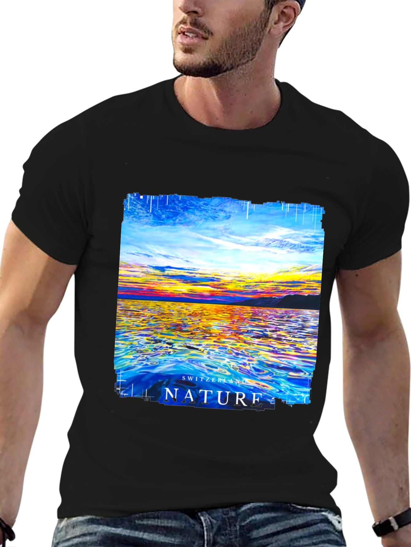 Switzerland Nature Graphic T-Shirt