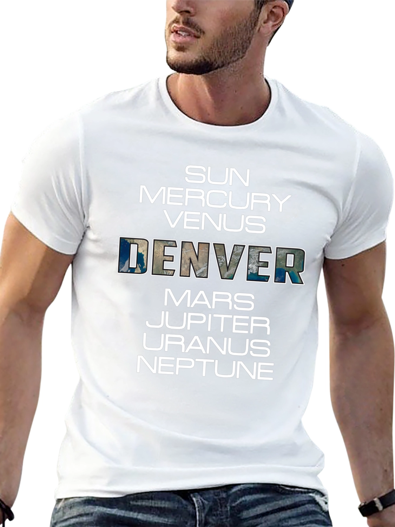 Denver Planets Graphic T-Shirt