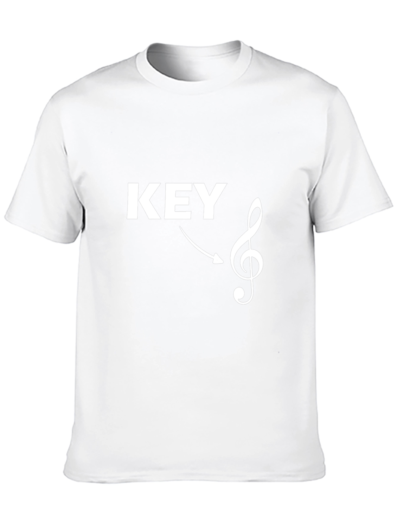 Key of G Music Lover T-Shirt - Black