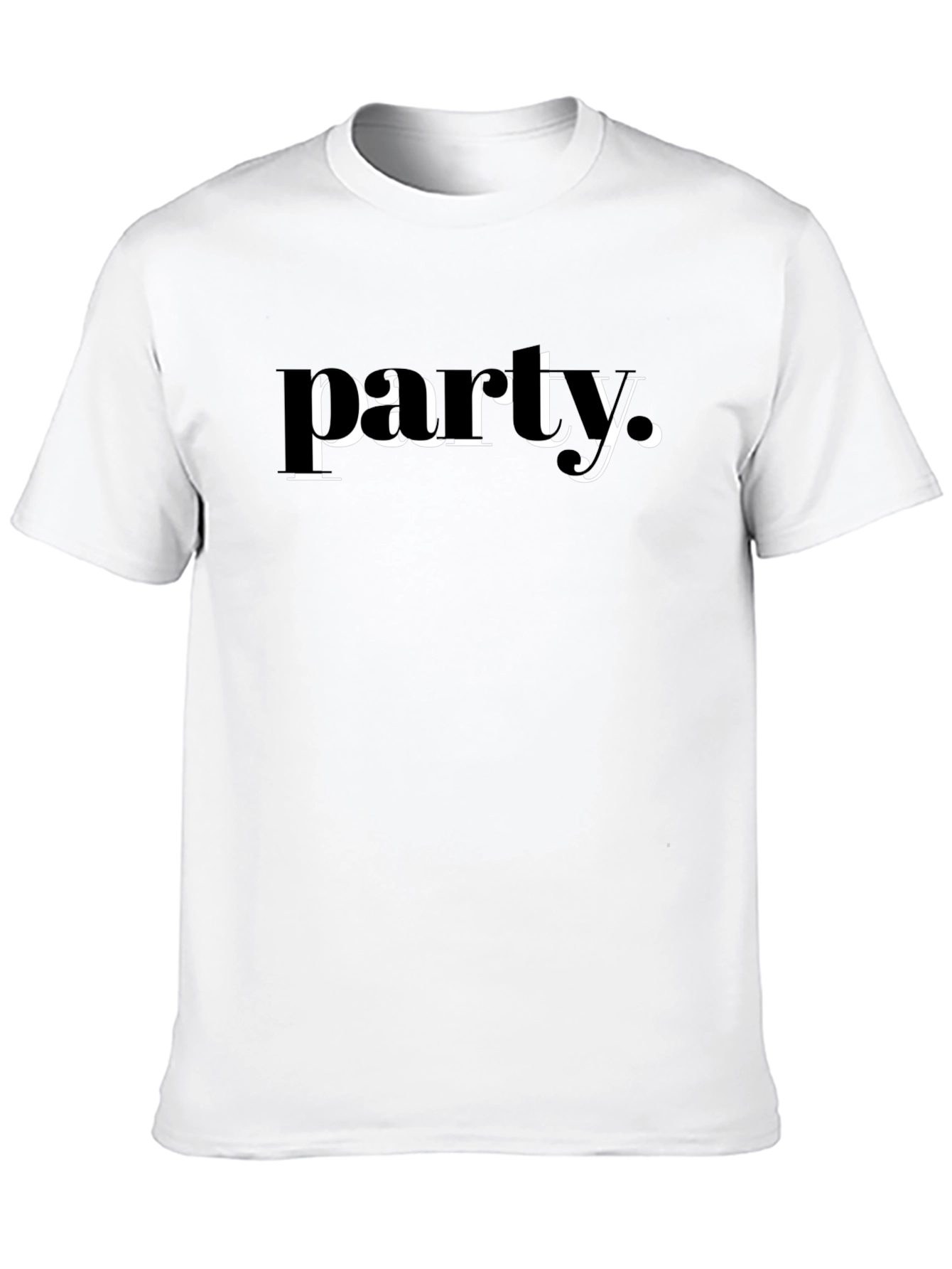 Party T-Shirt - Black Graphic Tee
