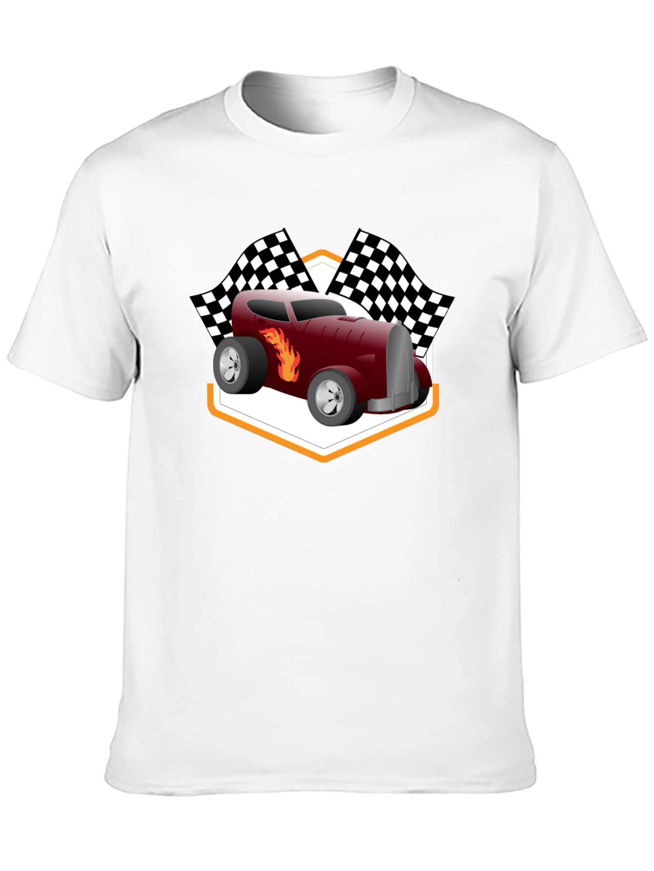 Racing Hot Rod T-Shirt - Black
