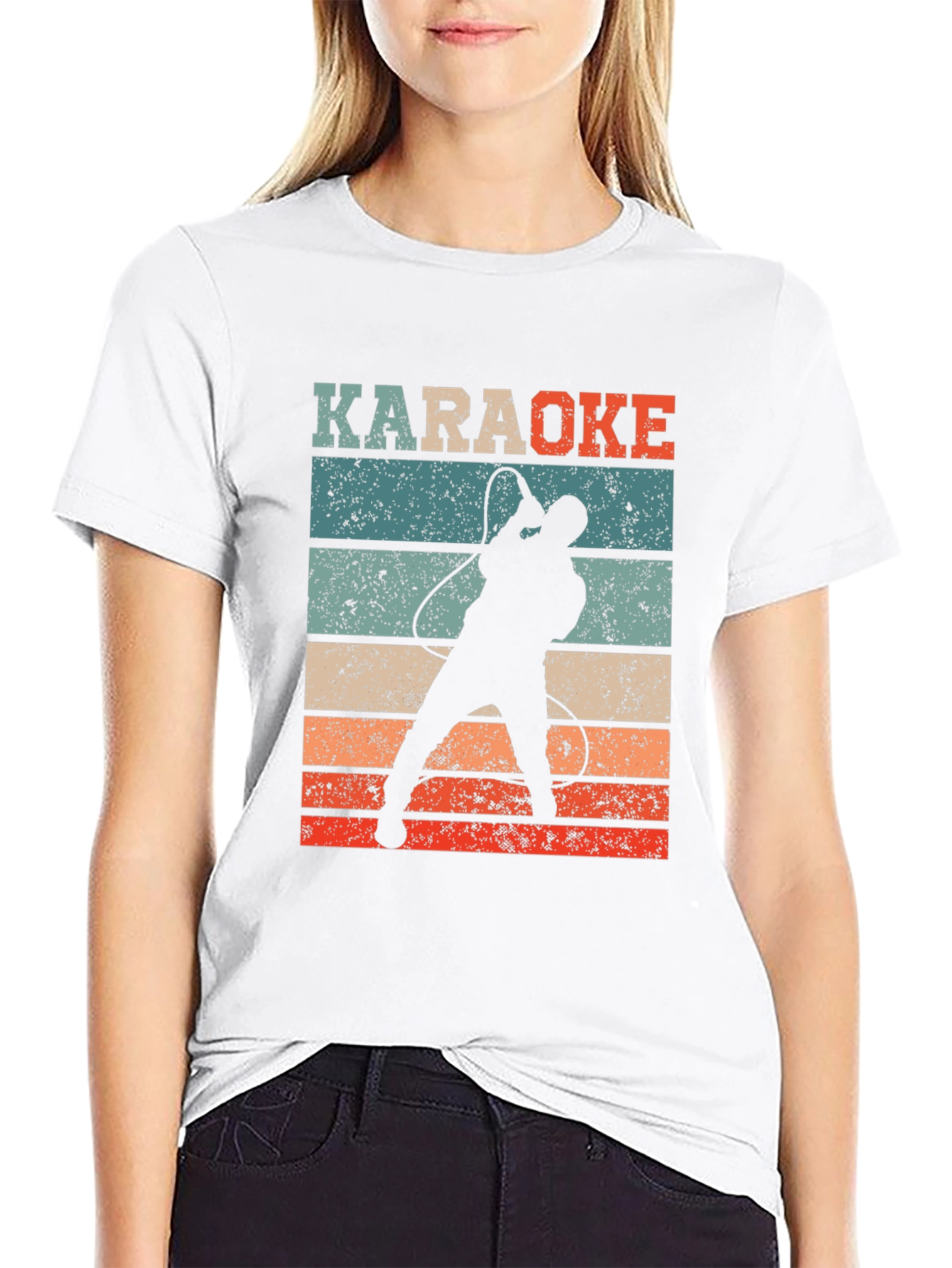 Karaoke Retro Graphic T-Shirt