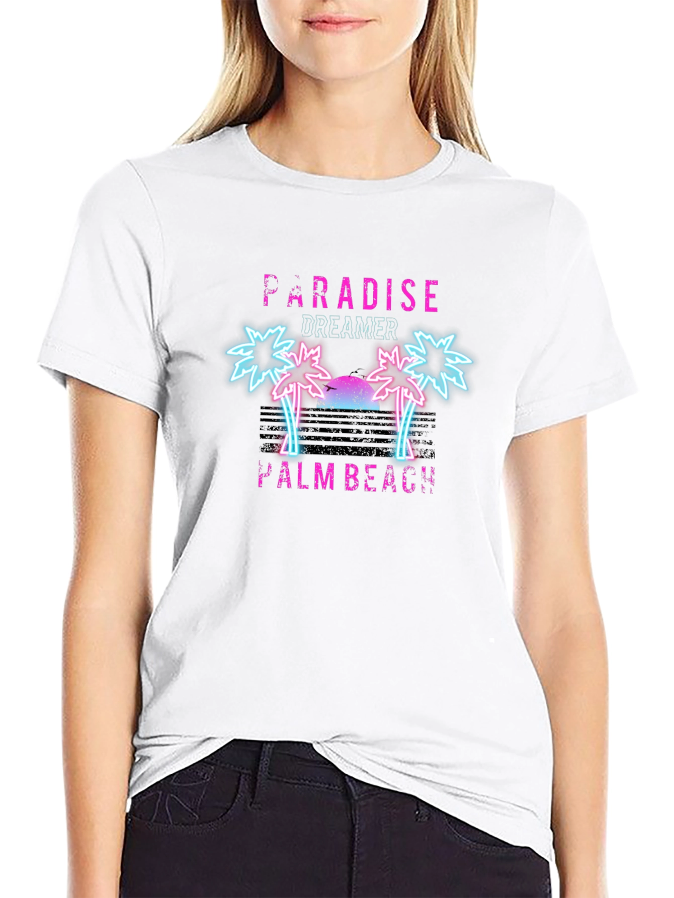 Paradise Dreamer Palm Beach Graphic Tee